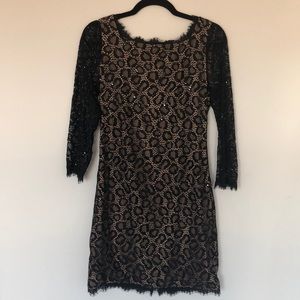 DVF Zarita Embellished Lace Dress
